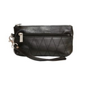 Eliane Wristlet Tuscany Leather Bag - Midnight Black